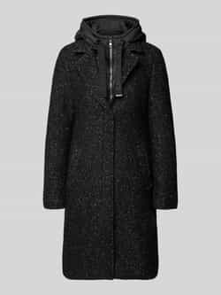 S.Oliver RED LABEL Regular fit lange wollen jas met afneembare binnenkraag