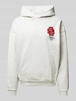 REVIEW Hoodie met labelstitching