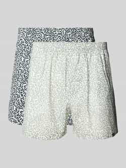 POCKIES Boxershort met labeldetail in een set van 2 stuks