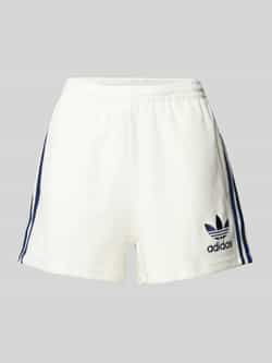 Adidas Originals Regular fit sweatshorts met labelstitching model 'Terry'