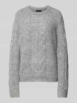 Pieces Gebreide pullover met kabelmotief model 'NINA'