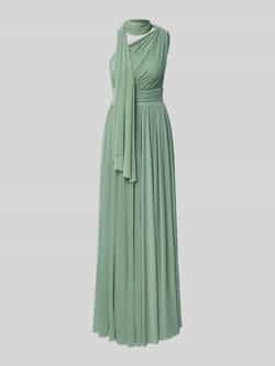 TROYDEN COLLECTION Avondjurk met sjaal en tailleband