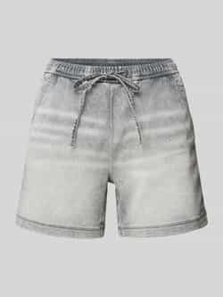 Q S by s.Oliver loose fit denim short grey denim