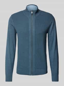 MCNEAL Regular fit gebreid jack met opstaande kraag