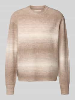 Jack & jones Gebreide pullover met ronde hals model 'JORMEADOWS'