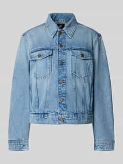 G-Star Raw Jeansjack met platte kraag en borstzakken