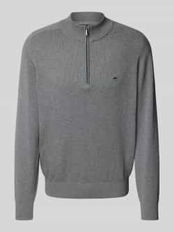 FYNCH-HATTON Gebreide pullover met labelstitching