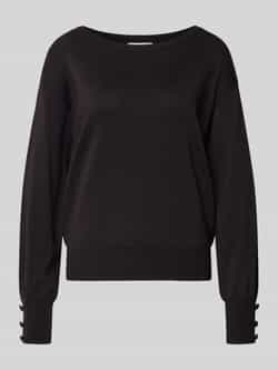 B.Young Gebreide pullover met sierknopen model 'MOBBE'
