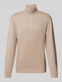 SELECTED HOMME Sweatshirt SLHEMANUEL SOFT ZIP HIGH NECK SWEAT NOOS