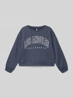 Only Regular fit sweatshirt van katoenmix model 'SWEAT LIFE'