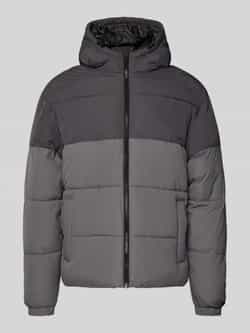 Jack & jones Gewatteerd jack met ritssluiting model 'MAZE'