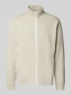 Hugo Boss Beige Vest Orange Sluiting Katoen Beige Heren