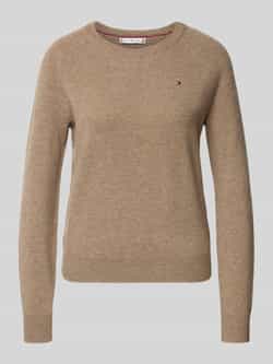 Tommy Hilfiger Regular fit gebreide pullover van een mix van wol en kasjmier