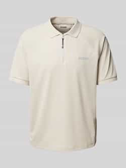 Guess Activewear Regular fit poloshirt met ritssluiting model 'JAISS'