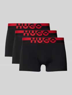 HUGO Boxershort van modalmix met logostitching