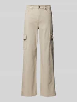 Vero Moda Extra lange wide fit cargobroek met hoge taille model 'TESSA'
