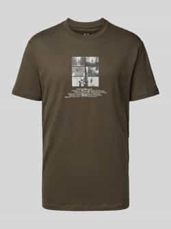 Armani Exchange Regular fit T-shirt van puur katoen