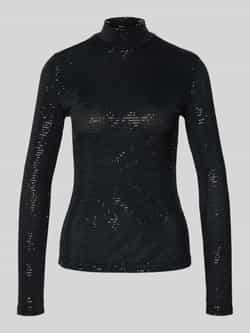 HUGO Shirt met lange mouwen en pailletten model 'DRISILA'
