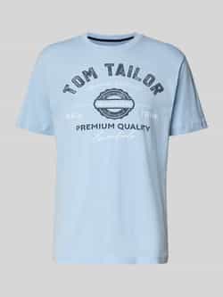 Tom Tailor Regular fit T-shirt van puur katoen