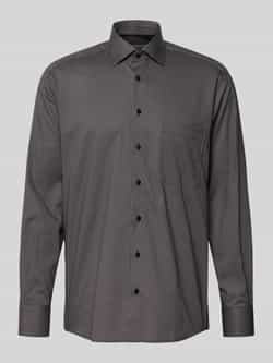 Eterna Comfort fit zakelijk overhemd van katoen met kentkraag