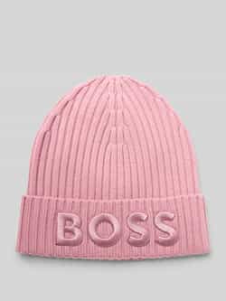 Boss Beanie van zuivere scheerwol model 'LARA_HAT'