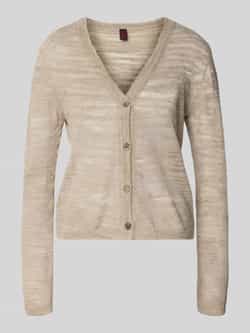 Stefanel Gebreid jack met V-hals model 'LINO'