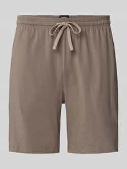 Boss Regular fit sweatshorts van een mix van katoen en elastaan