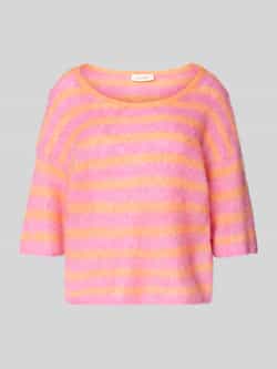 American vintage Gebreide pullover met 3 4-mouwen model 'NENYBAY'