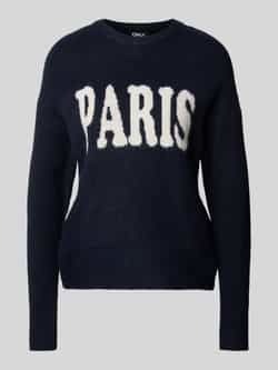 Only Regular fit gebreide pullover van viscosemix model 'KATIA'