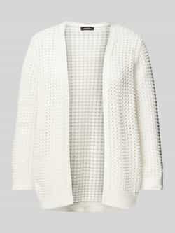MORE & MORE Cardigan met gaatjesmotief