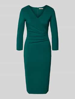 RINASCIMENTO Knielange cocktailjurk met V-hals