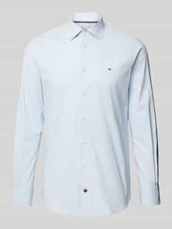 Tommy Hilfiger Regular fit zakelijk overhemd met logostitching