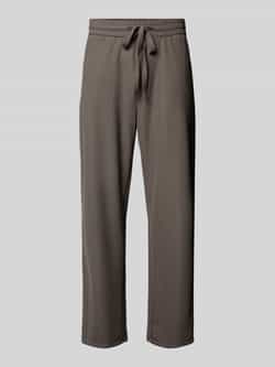 ANOTHER COTTON LAB Loose fit stoffen broek met tunnelkoord