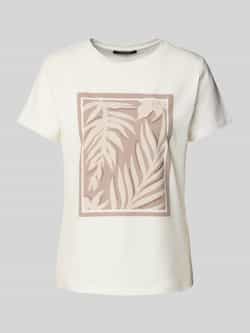 Comma T-shirt met motiefprint