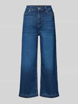 Boss Orange Wide leg jeans met riemlussen model 'MARLENE'