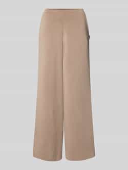 Guess Activewear Wide leg stoffen broek met labelapplicatie model 'OLYMPE'