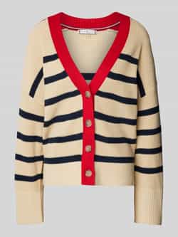 Tommy Hilfiger Relaxed fit cardigan van puur katoen