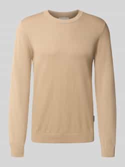Casual friday Gebreide pullover met ronde hals model 'OSVALD'