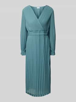 Jake*s Collection Midi-jurk met plissévouwen