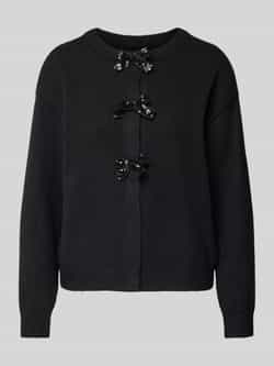 Vila Gebreid jack met ribboorden model 'BRIANNA'