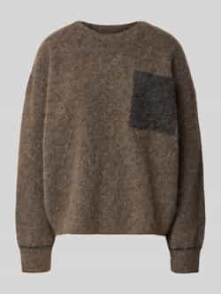 MOS MOSH Gebreide pullover van mohairmix model 'Alila'