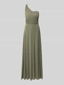 TROYDEN COLLECTION Avondjurk met one shoulder-band en tailleband