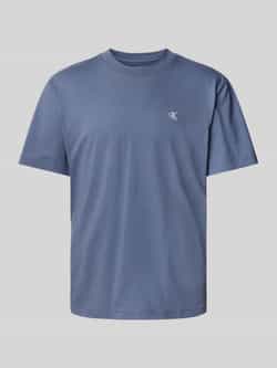 Calvin Klein T-shirt SERIF FONT GRAPHIC TEE met groot logo op de rug
