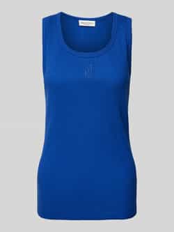 Marc O'Polo Nauwsluitende tanktop van katoenmix met logostitching