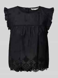 Only Blousetop met ajourpatroon model 'SILLA'