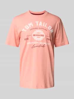 Tom Tailor Regular fit T-shirt van puur katoen