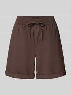 S.Oliver RED LABEL Relaxed fit korte broek van een mix van katoen en lyocell