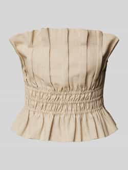 Gestuz Linnen top in strapless design