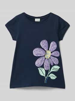 S.Oliver RED LABEL Junior T-shirt met frontprint en pailletten