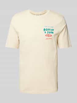 Scotch & Soda T-shirt met labeldetail